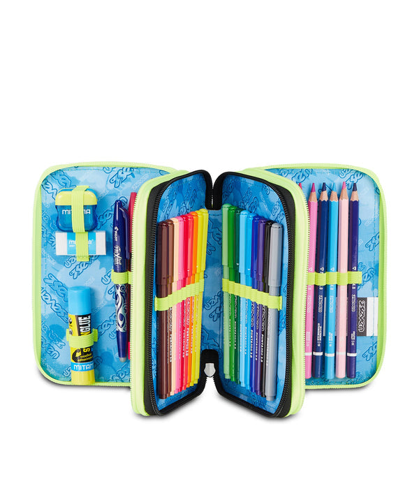 ASTUCCIO Seven® 3 ZIP - VERDE FLUO