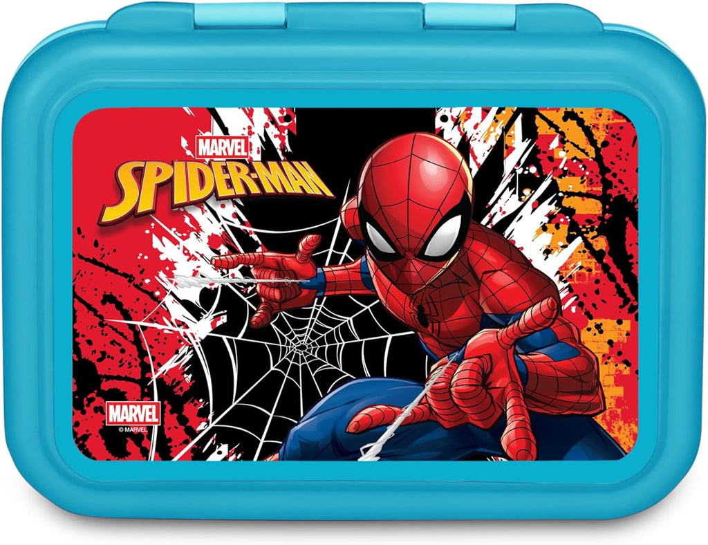Seven PORTAMERENDA per alimenti in acciaio inox SPIDERMAN (Rosso)