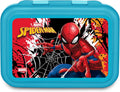 Seven PORTAMERENDA per alimenti in acciaio inox SPIDERMAN (Rosso)