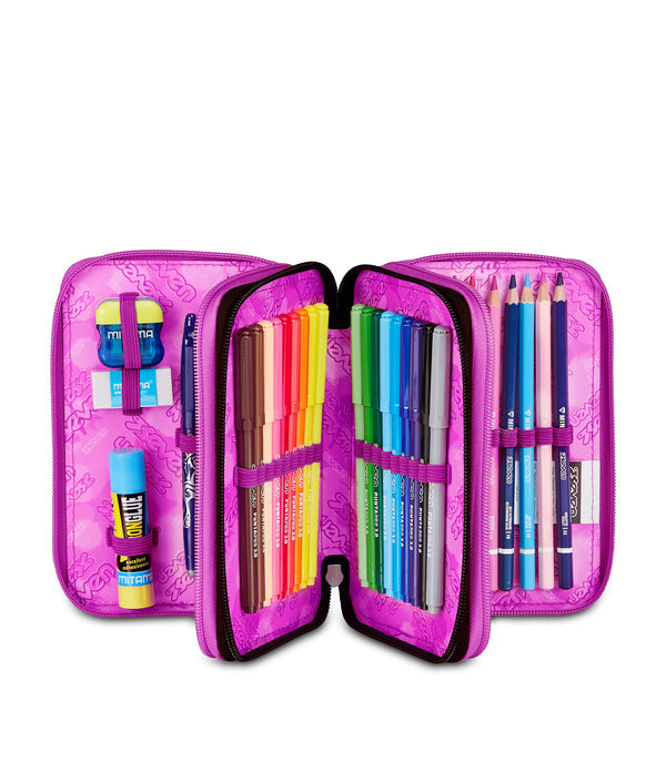 ASTUCCIO Seven® 3 ZIP - FUCSIA FLUO