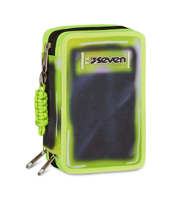 ASTUCCIO Seven® 3 ZIP - VERDE FLUO